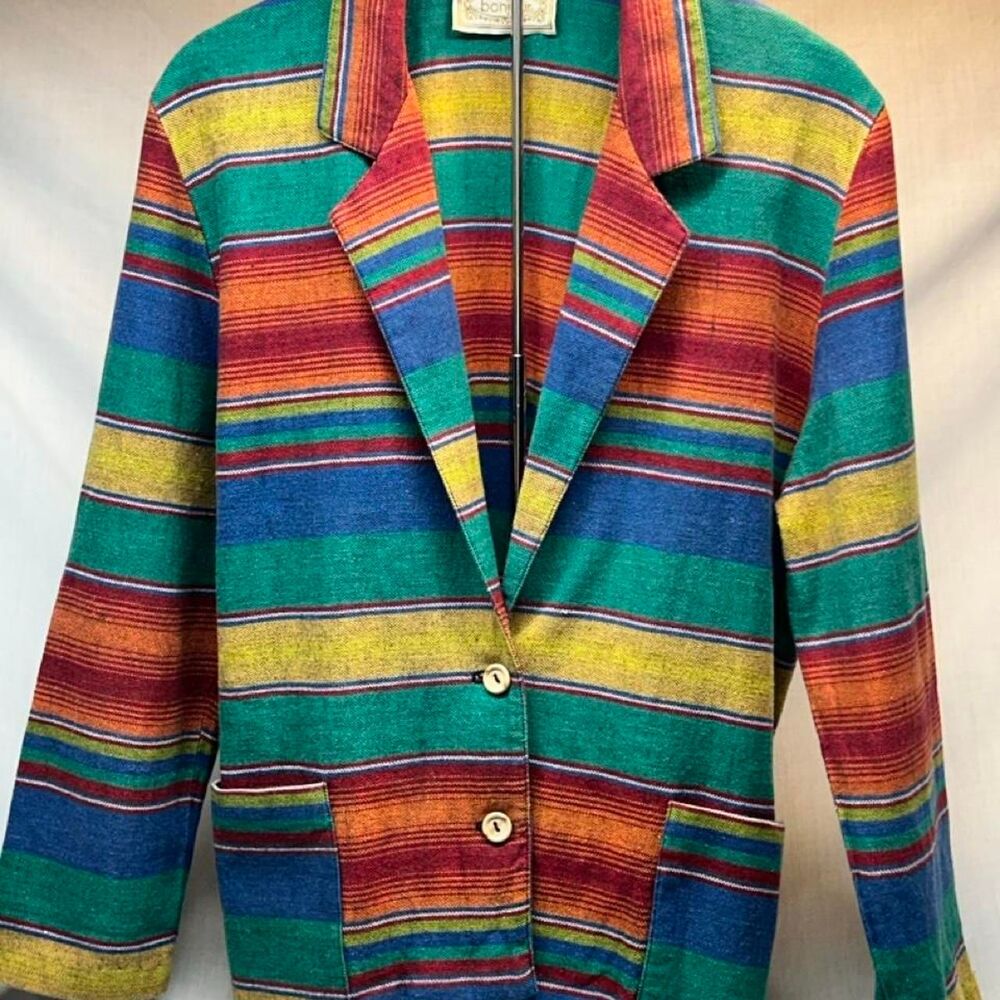 Bonjour Vintage 80s Women's New Wave Blazer